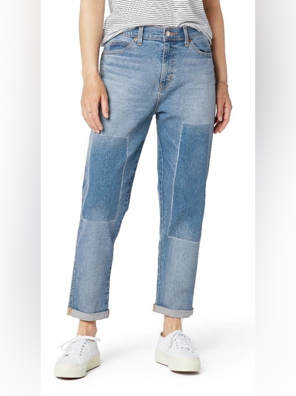 Levi Signature Womens Heritage Boyfriend Mid Rise Jeans Size 16 W33
